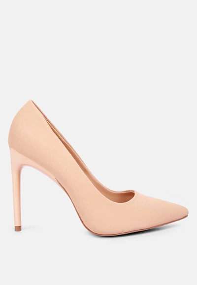London Rag Charade Mid Heel Sandals In Brown