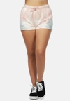Shop London Rag Tie-dye Shorts In Pink