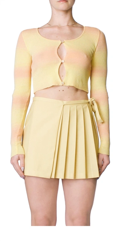 Paloma Wool Sauce Cropped Top In Yellow