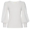 Nation Ltd Loren Smocked Tee In White