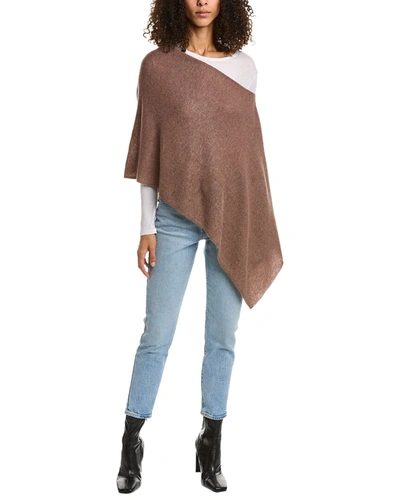 In2 By Incashmere Basic Cashmere Topper In Brown