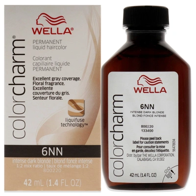 Wella Color Charm Permanent Liquid Haircolor - 6nn Intense Dark Blonde By  For Unisex - 1.4 oz Hair C