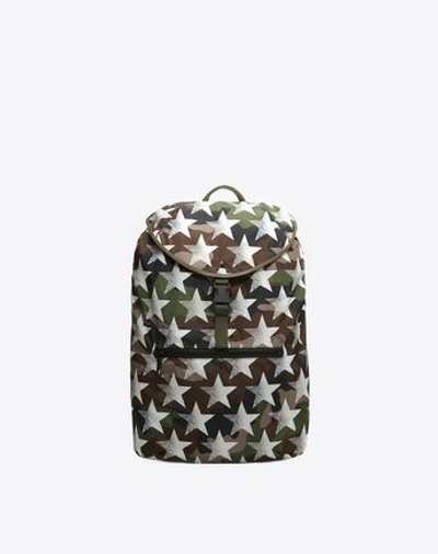 Valentino Garavani Camustars Printed Nylon Backpack In Camouflage