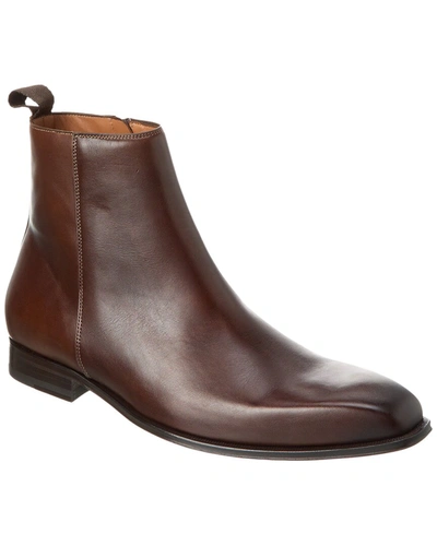 Mezlan Patina Leather Boot In Brown