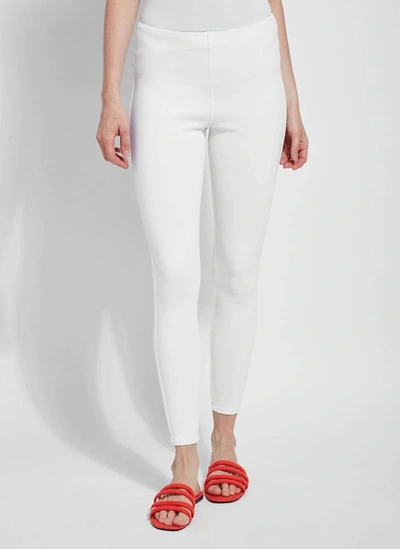 Lyssé Toothpick Denim Leggings In White