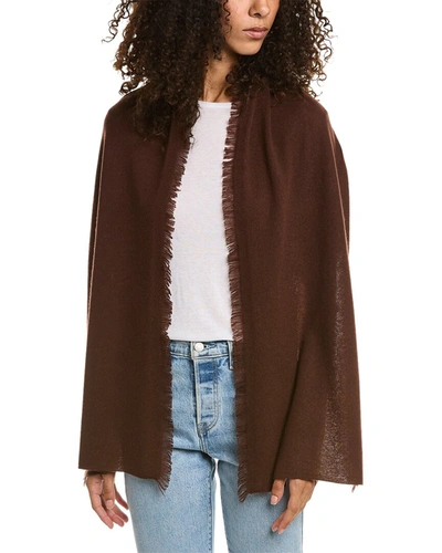 In2 By Incashmere Basic Fringe Cashmere Scarf In Brown