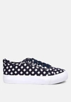 London Rag Glam Doll Knitted Sliver Platform Sneakers In Blue