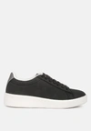 London Rag Minky Lace Up Casual Sneakers In Black