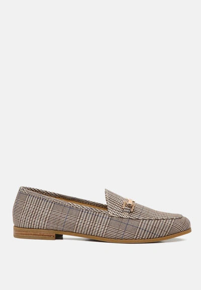 London Rag Zaara Solid Faux Suede Loafers In Grey