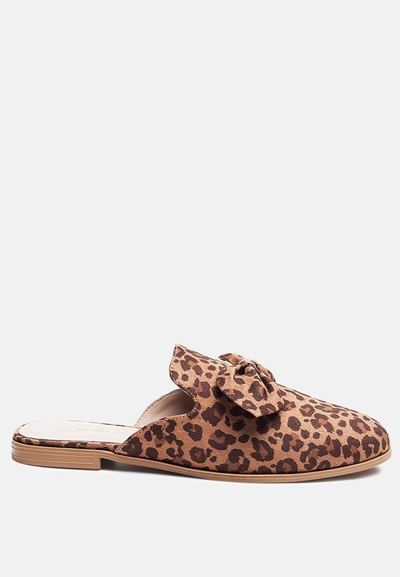 London Rag Dobos Casual Walking Bow Mules In Multi
