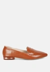 London Rag Peretti Flat Formal Loafers In Red