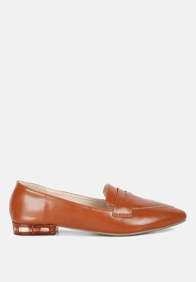 London Rag Peretti Flat Formal Loafers In Red