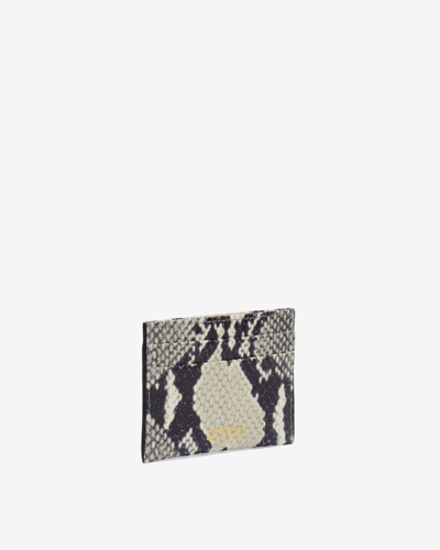 Isabel Marant Chiba Small Leather Goods In Animal Print