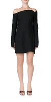 ANNA OCTOBER MARGOT MINI DRESS IN BLACK