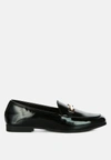 London Rag Jolan Faux Leather Semi Casual Loafers In Black