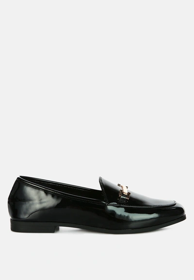 London Rag Jolan Faux Leather Semi Casual Loafers In Black