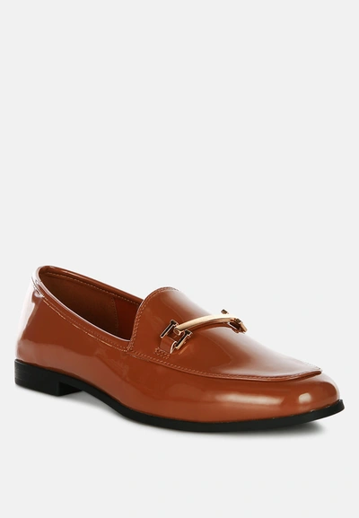 London Rag Jolan Faux Leather Semi Casual Loafers In Tan