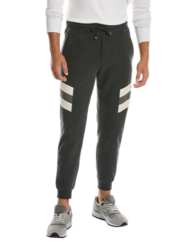 Brunello Cucinelli Cashmere Gym Pant In Multi