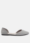 London Rag Pippa Seude Flat Loafers In Grey