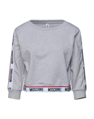 Moschino Woman Undershirt Grey Size M Cotton, Elastane