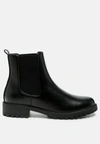 London Rag Prolt Chelsea Styled Ankle Boot In Black