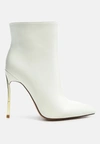 London Rag Siren Shine Stiletto Boots In White