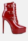 London Rag Gangup High Heeled Stiletto Boots In White