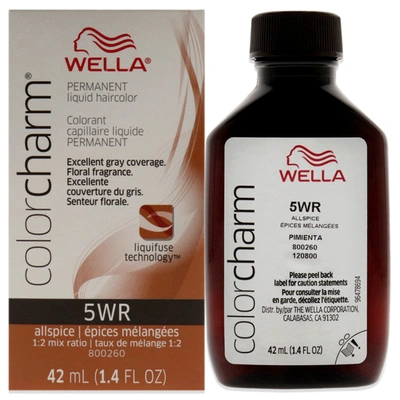 Wella Color Charm Permanent Liquid Haircolor - 5wr Allspice By  For Unisex - 1.4 oz Hair Color In Transparent