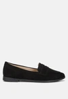 London Rag Pippa Seude Flat Loafers In Black
