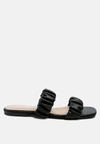 LONDON RAG GATHER SPARKS STRAP SLIP-ON FLAT