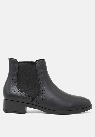London Rag Prolt Chelsea Styled Ankle Boot In Black