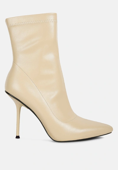 London Rag Yolo Ankle Boots In White