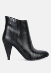 London Rag Lemon Tart Heeled Ankle Boots In Black