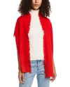 IN2 BY INCASHMERE FRINGE CASHMERE WRAP
