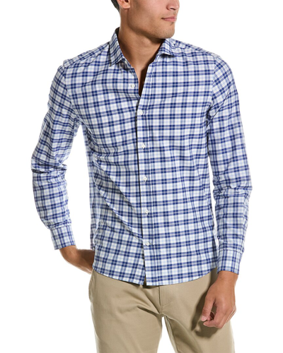 Brunello Cucinelli Leisure Fit Shirt In Blue