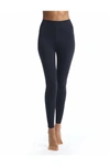 Commando Perfect Control Velour Leggings In Black