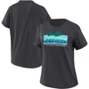 Wear By Erin Andrews Women's  Charcoal 2023 Mlb All-star Game Retro T-shirt In Charcoal