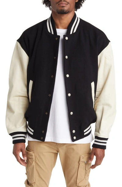 Diesel L-franz Colour-block Bomber Jacket In Multicolor