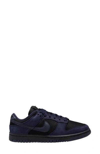 Nike Dunk Low Lx Sneaker In Black/ Purple Ink/ Black