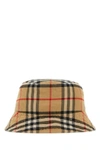BURBERRY BURBERRY MAN EMBROIDERED COTTON BUCKET HAT