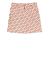 Kenzo Pink Skirt For Girl With Logo In Pink