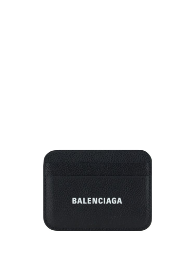 Balenciaga Cash Card Holder In Black