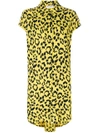 SAINT LAURENT cheetah print shirt dress,485884Y322R12178985