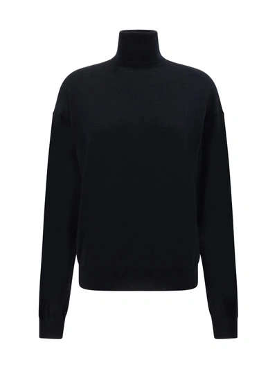 Saint Laurent Sweater In Noir