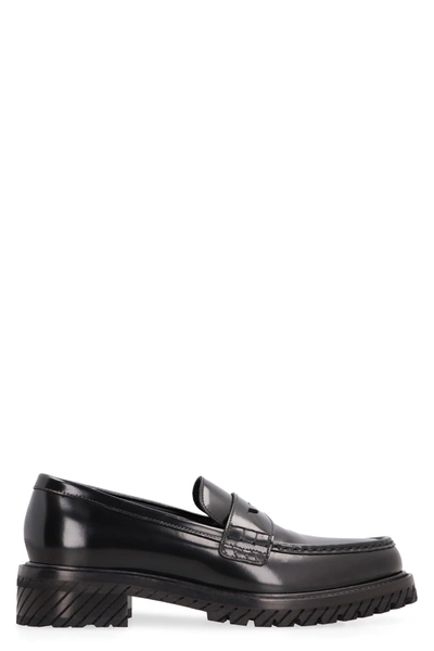 Off-white Combat Loafer In Black