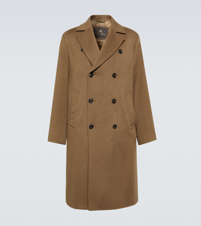 Loro Piana Winton Cashmere Coat In Highlander Camel