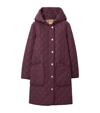 BURBERRY QUILTED HOODED COAT