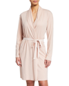 Skin Coleen Pima Cotton Jersey Robe In Light Pink