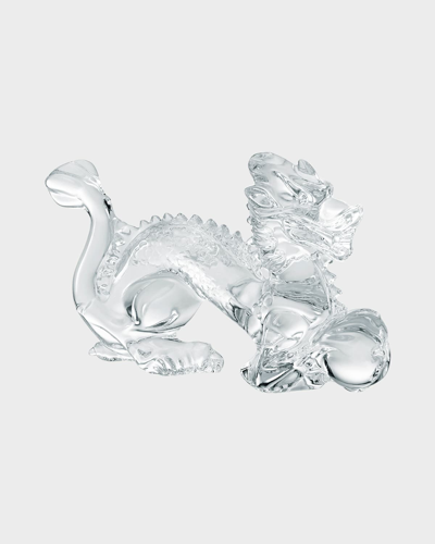 The Martha, By Baccarat Clear Dragon Figurine In Transparent