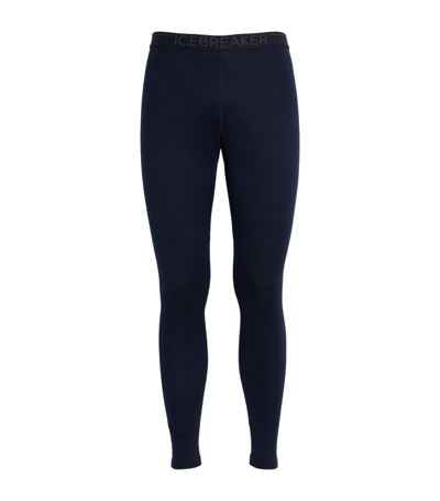 Icebreaker Merino 200 Oasis Base Layer Leggings In Navy